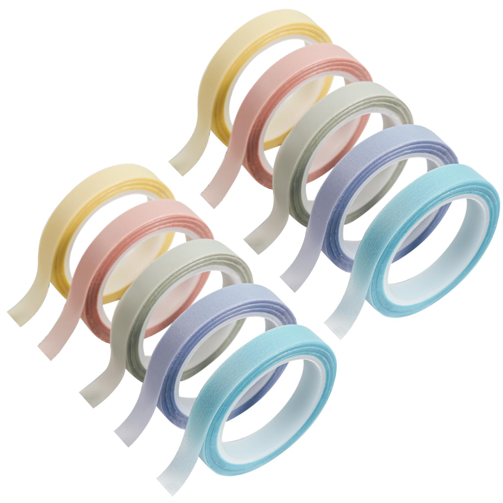 Correction Tape Roller - 10 gulungan Morandi/neon pita indeks Highlighter,