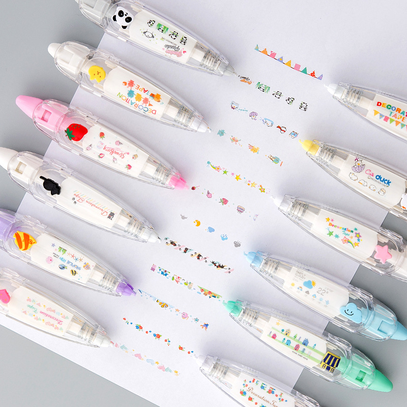 Correction Tape Roller - Kawaiibebek balon ikan ceri, perlengkapan sekolah