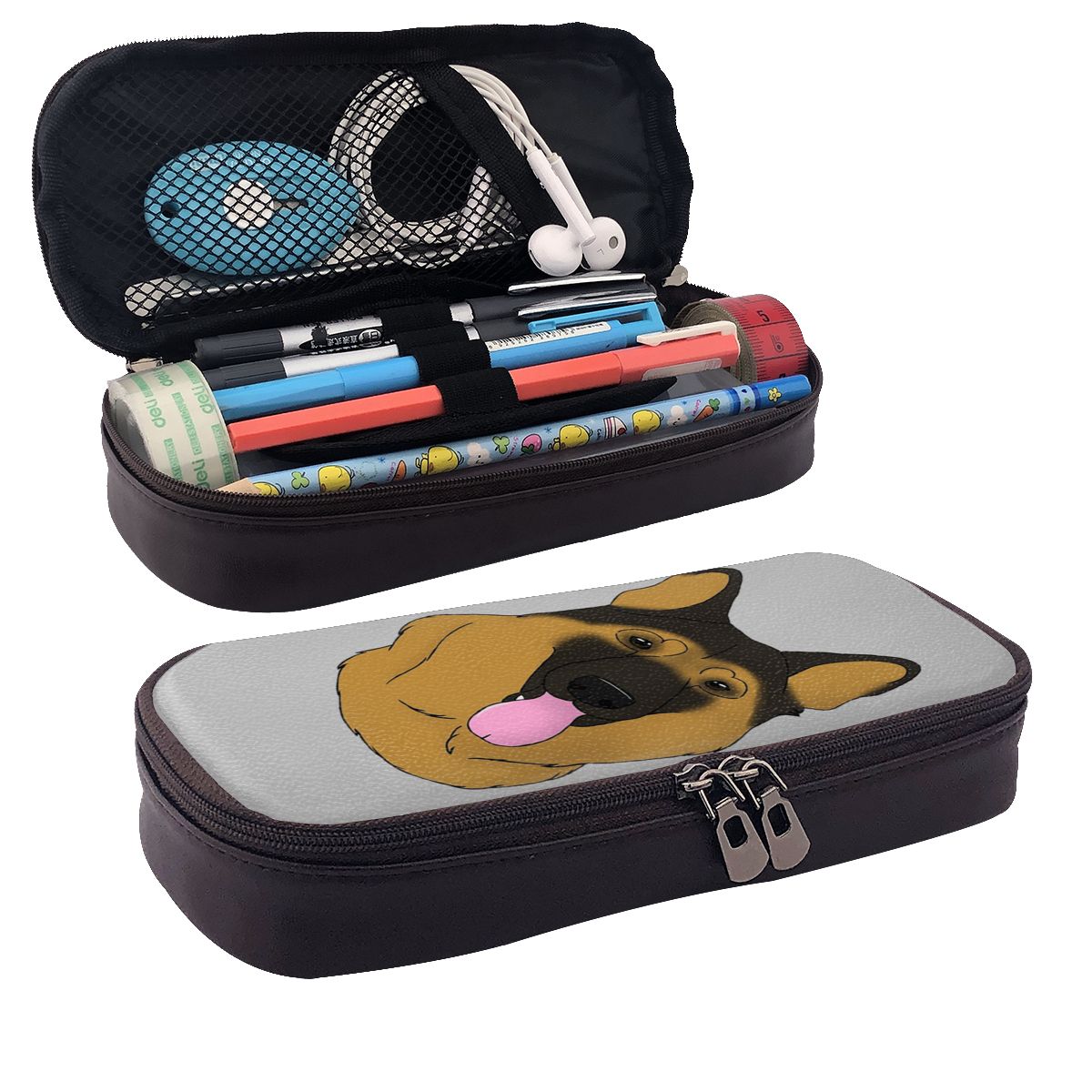 Tan Stationery & Office Supply - German Shepherd Dog - Kotak Pensil