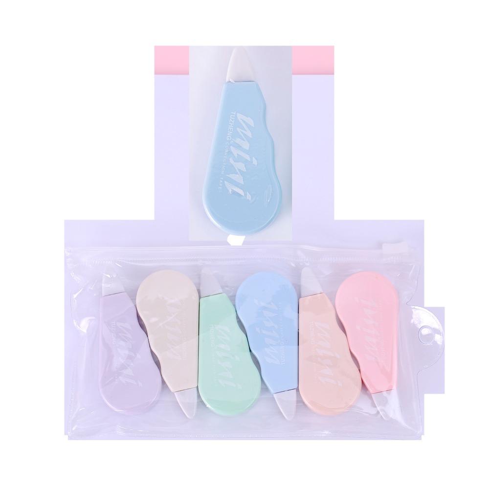 6Pcs/Set 24 M Pita Koreksi Aks - Correction Tape Roller ulasan dan harga