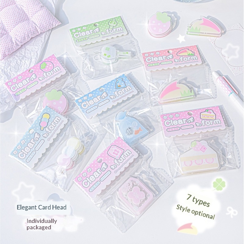 RosyPosy Klip Akrilik Transpar - Binder Clip Assorted ulasan dan harga