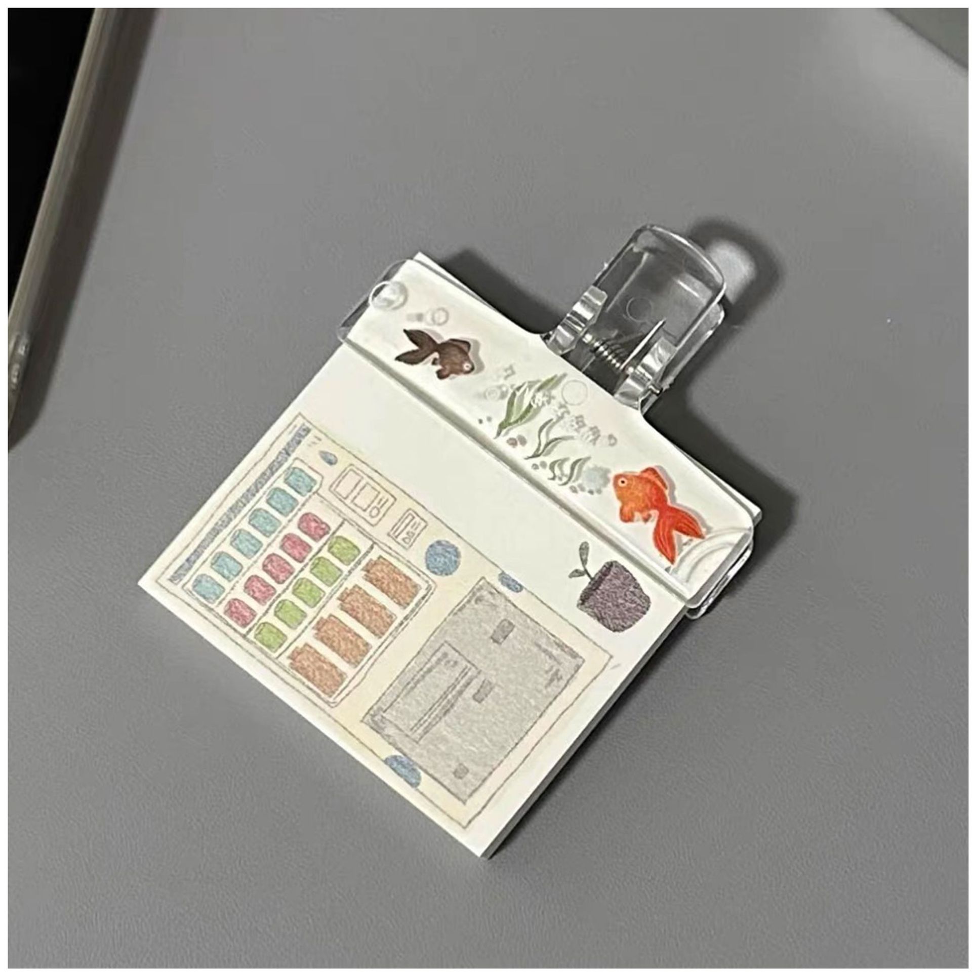 Klip Pengikat Akrilik Transpar - Binder Clip Assorted ulasan dan harga
