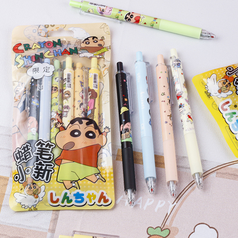 Pena Klik Hitam dengan Motif K - Stationery Supplier ulasan dan harga