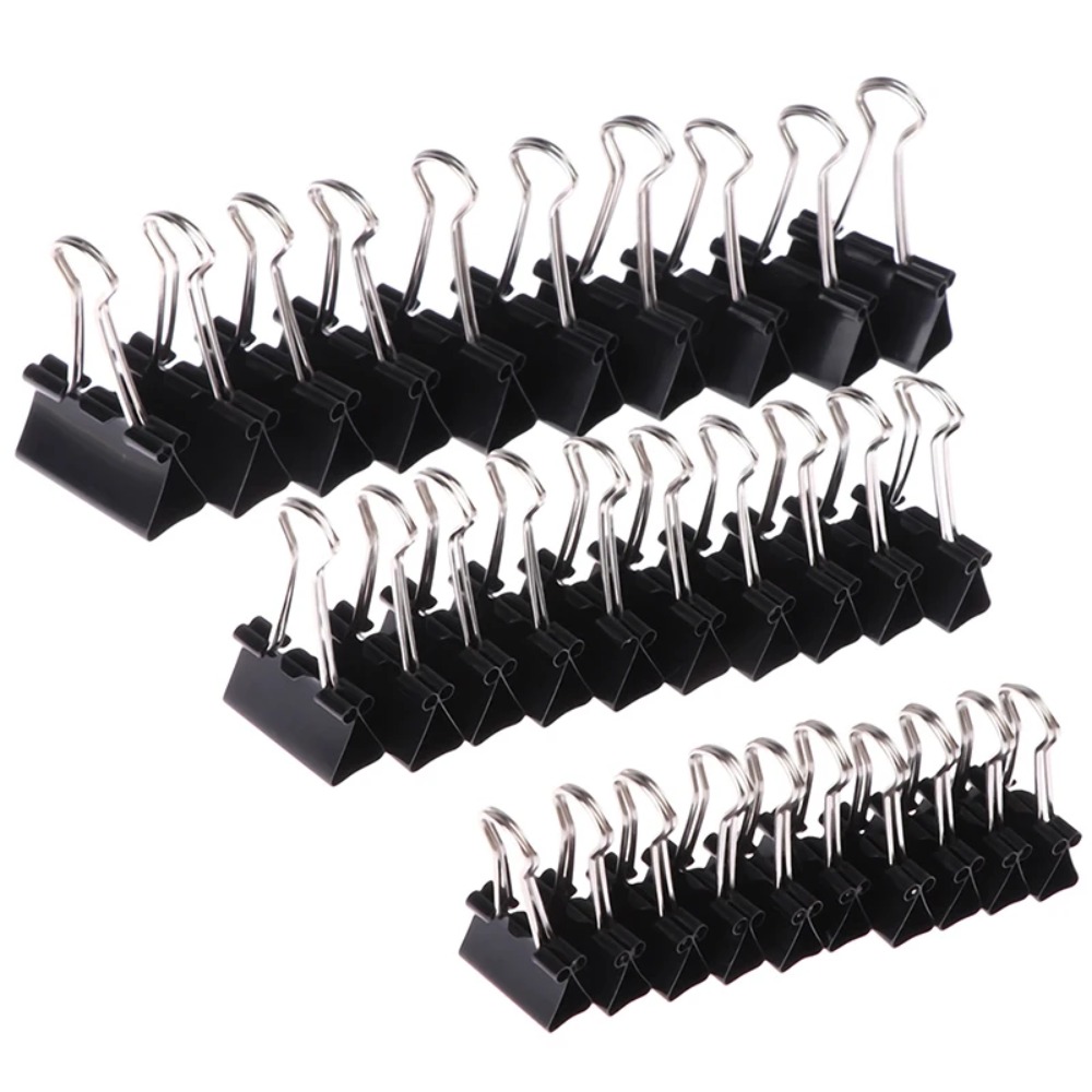 10 Buah Klip Pengikat Logam 19 - Binder Clip Assorted ulasan dan harga