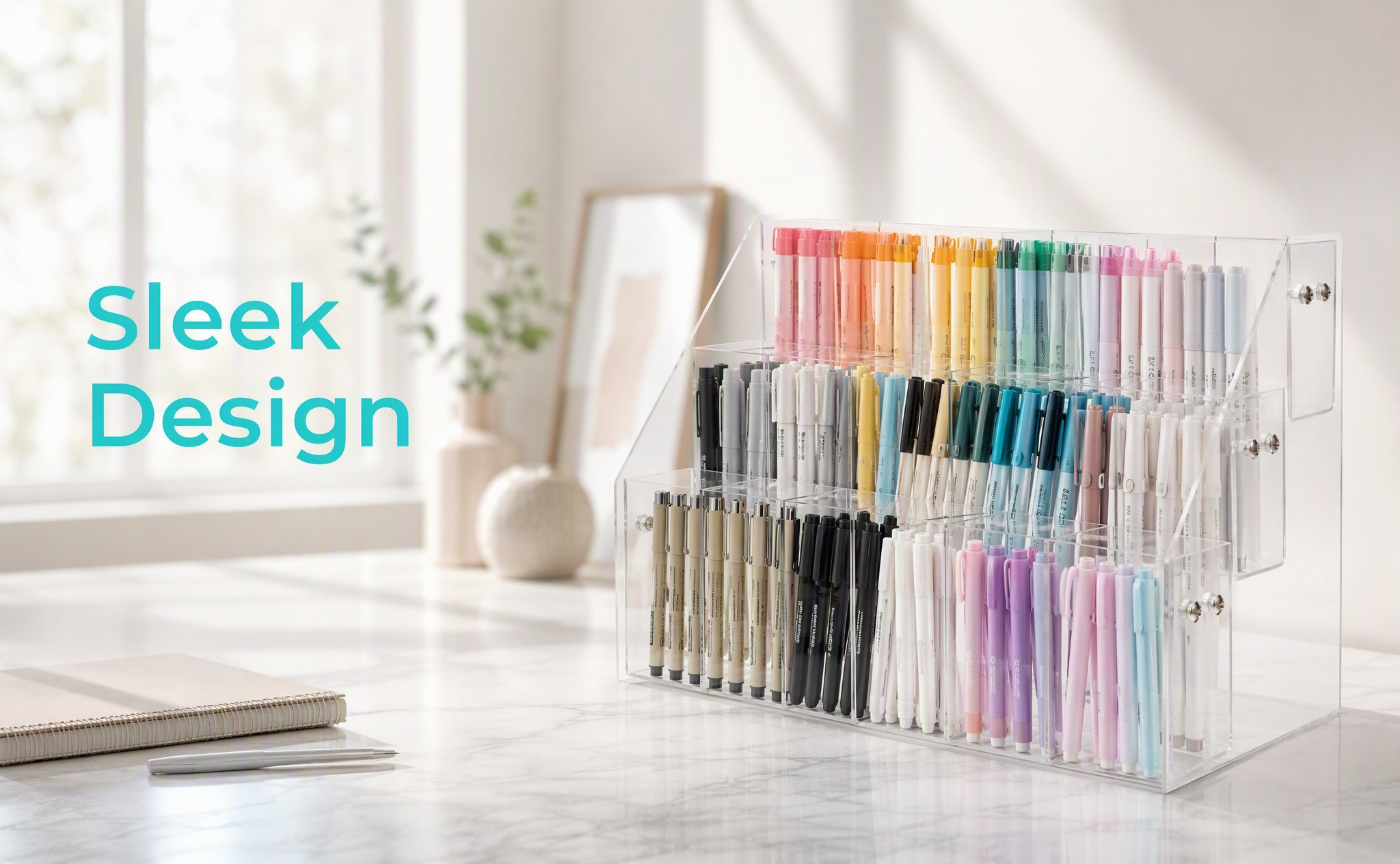 Rak Penyimpanan Pena Akrilik,  - Stationery Office Supply Store ulasan dan harga