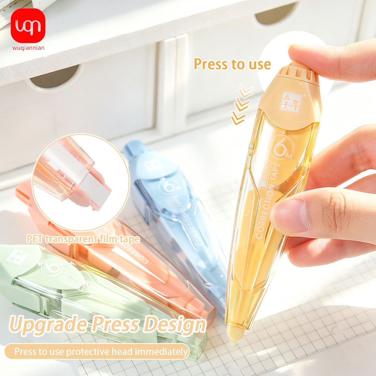 Pena Koreksi 6m dengan Tombol  - Correction Tape Roller ulasan dan harga