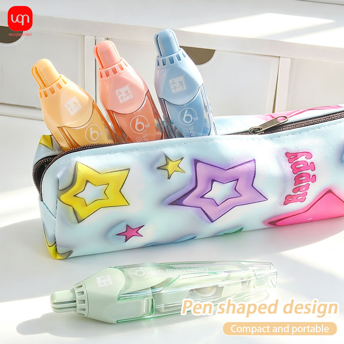 Pena Koreksi 6m dengan Tombol  - Correction Tape Roller ulasan dan harga
