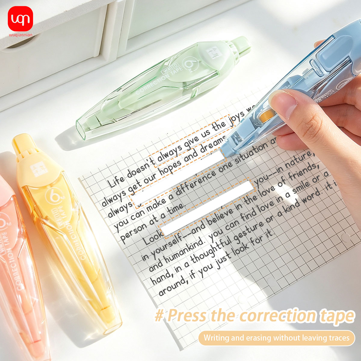 Pena Koreksi 6m dengan Tombol  - Correction Tape Roller ulasan dan harga